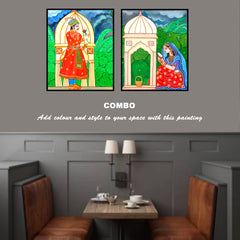 Craftooba Combo Of Unframed Original Paper Paintings | Paintings | Handpainting | Paper painting | Unframed | Original Painting |