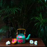 Lotus Painting Aluminum Kettle Small