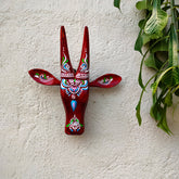 Craftooba 10 inches ref Handpainted Cow Head Wall Decor| Bull Head | Wall Decor | Vintage Decor | Nandi | Home Decor