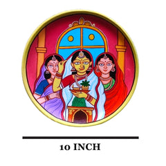 3 WOMEN TULSI MANCHA WALL PLATE