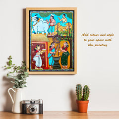 Product image Craftooba Unframed Original Canvas Paintings | Paintings | Handpainting | Canvas painting |