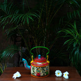 Craftooba Hand painted Radha Krishna Kettle