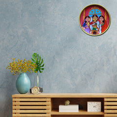 3 WOMEN TULSI MANCHA WALL PLATE