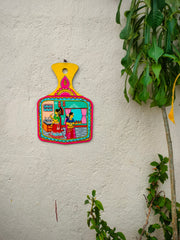 Two women in kitchen wall plate