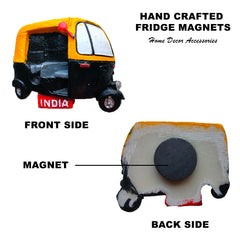 Clay Auto Rickshaw Fridge Magnet – A Mini Tribute to India’s Iconic Ride