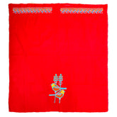Craftooba Designer handembroidered Blouse Piece | Blouse Material | Designer Blouse | Kantha Hand Embroidered Blouse Piece Two birds