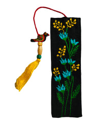Hand embroidered bookmark