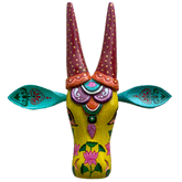 Yellow/Red Lotus 10 Inches Cowhead