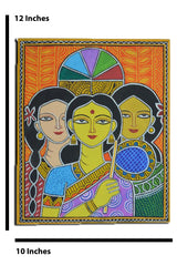 Original Painting on Canvas - 12 inches