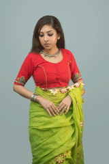 Red Blouse - Lady Beside Window