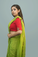 Red Blouse - Lady Beside Window