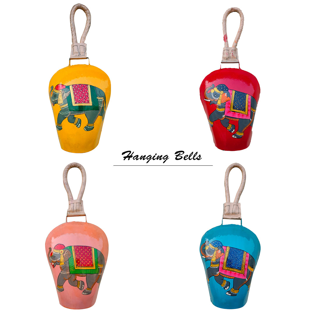 Craftooba Hand Painted Hanging Bell | Wall Hanging | Home decor | Decor | Hand Painted