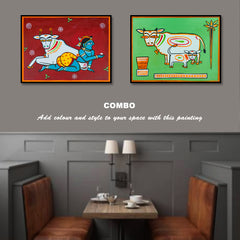 Craftooba Combo Of Unframed Original Paper Paintings | Paintings | Handpainting | Paper painting | Unframed | Original Painting |