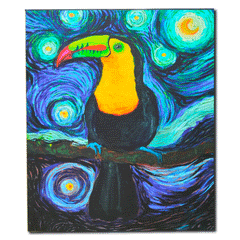 Craftooba Printed Canvas Of a Bird | Canvas | Stretched Canvas Art Print