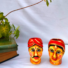 Indian Traditional couple candle light holder | Table top decor