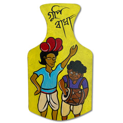 Hand Painted Fridge Magnet Gupi Bagha