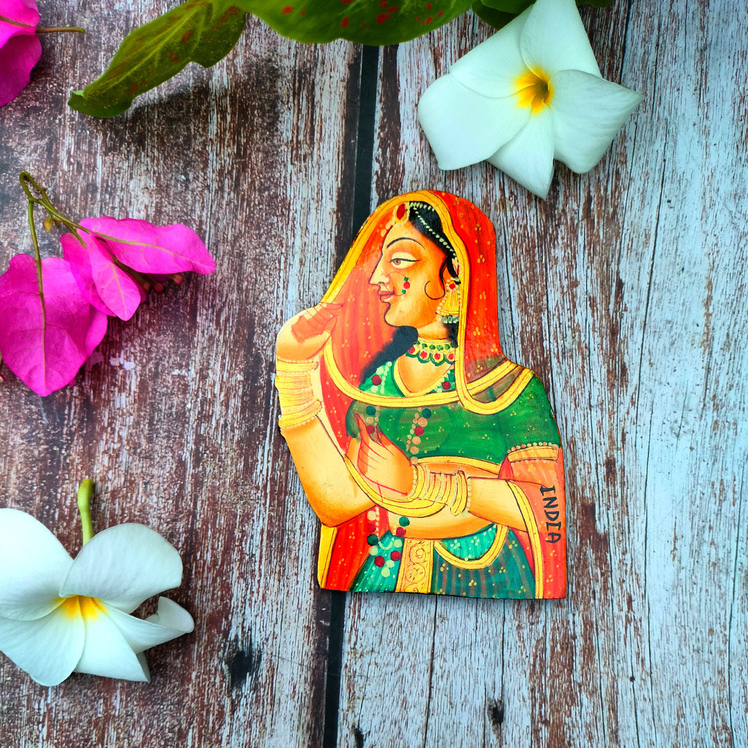 Indian Queen fridge magnet