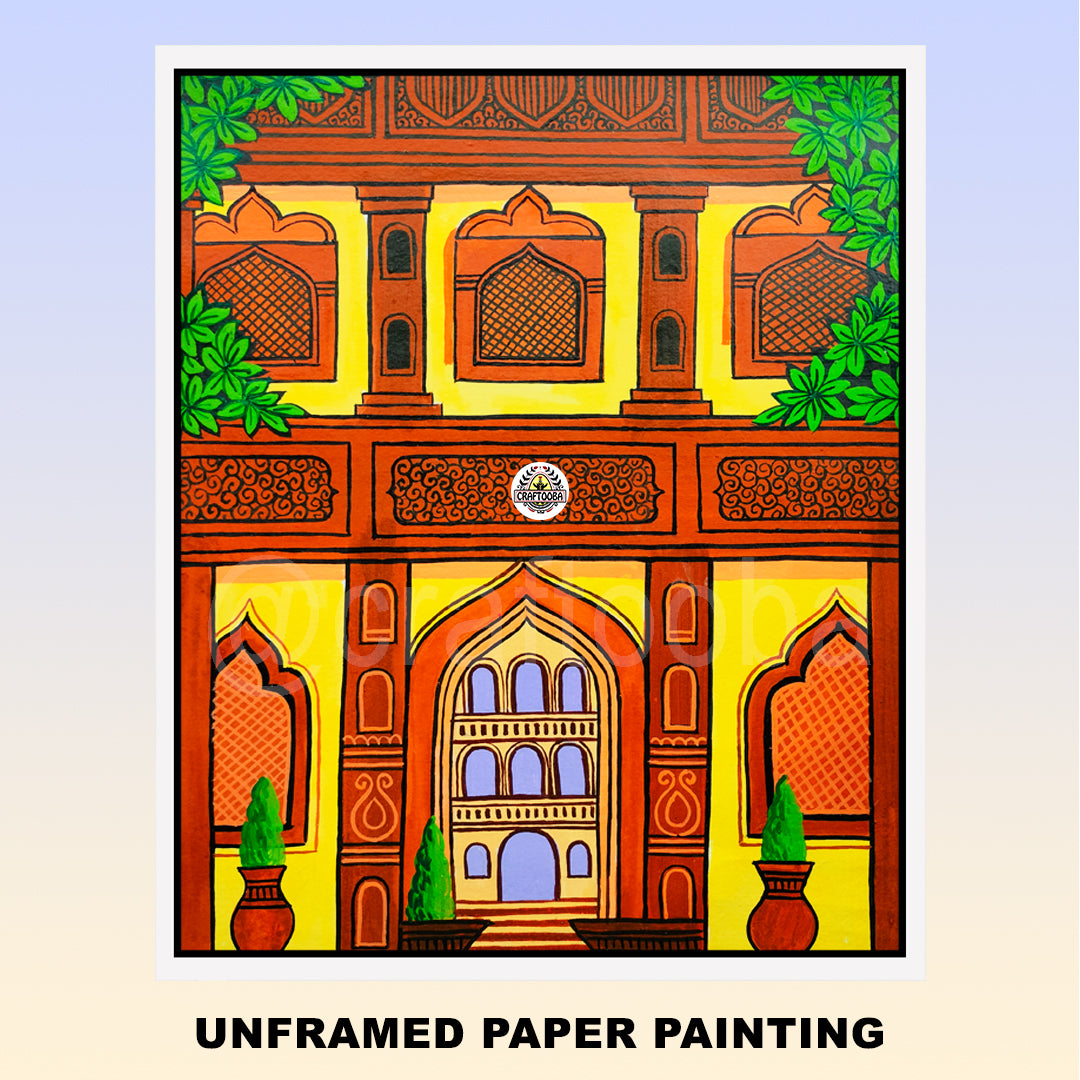 Craftooba Unframed Original Paper Paintings | Paintings | Handpainting | Paper painting | Unframed | Original Painting |