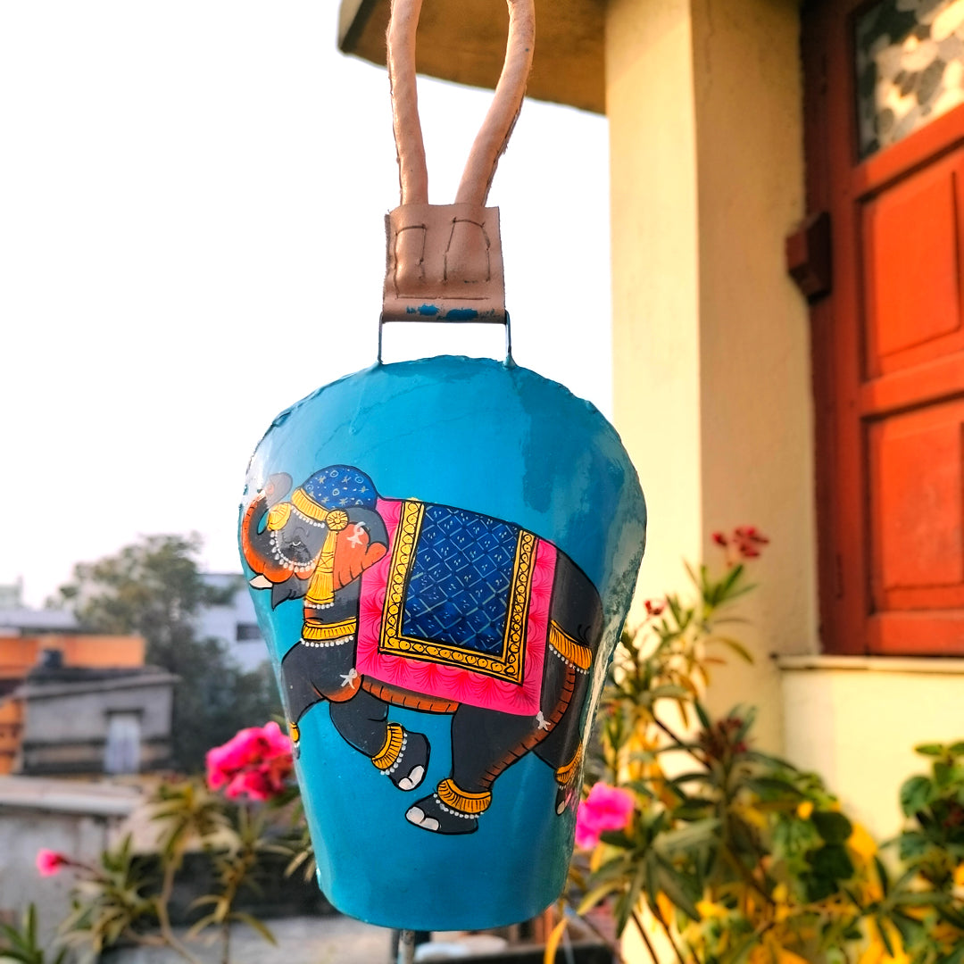 Craftooba Hand Painted Hanging Bell | Wall Hanging | Home decor | Decor | Hand Painted