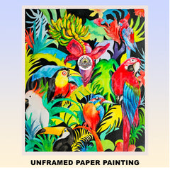 Craftooba Unframed Original Paper Paintings | Paintings | Handpainting | Paper painting | Unframed | Original Painting |