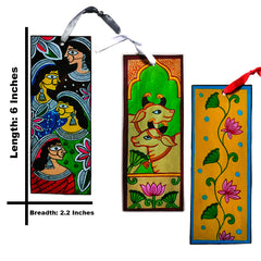 Set of 3 Laminated Art Bookmarks – Prints of Original Paintings