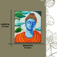 Craftooba Lord Buddha Inspired Printed Canvas | Canvas | Stretched Canvas Art Print