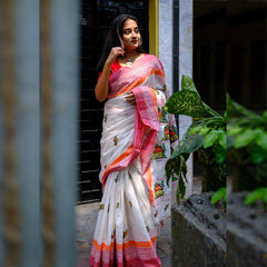 Kantha Embroidery Stitch 'Santipuri Saree'