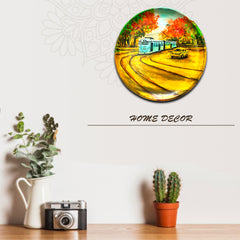 Craftooba Love Wall plate - Transport of Kolkata