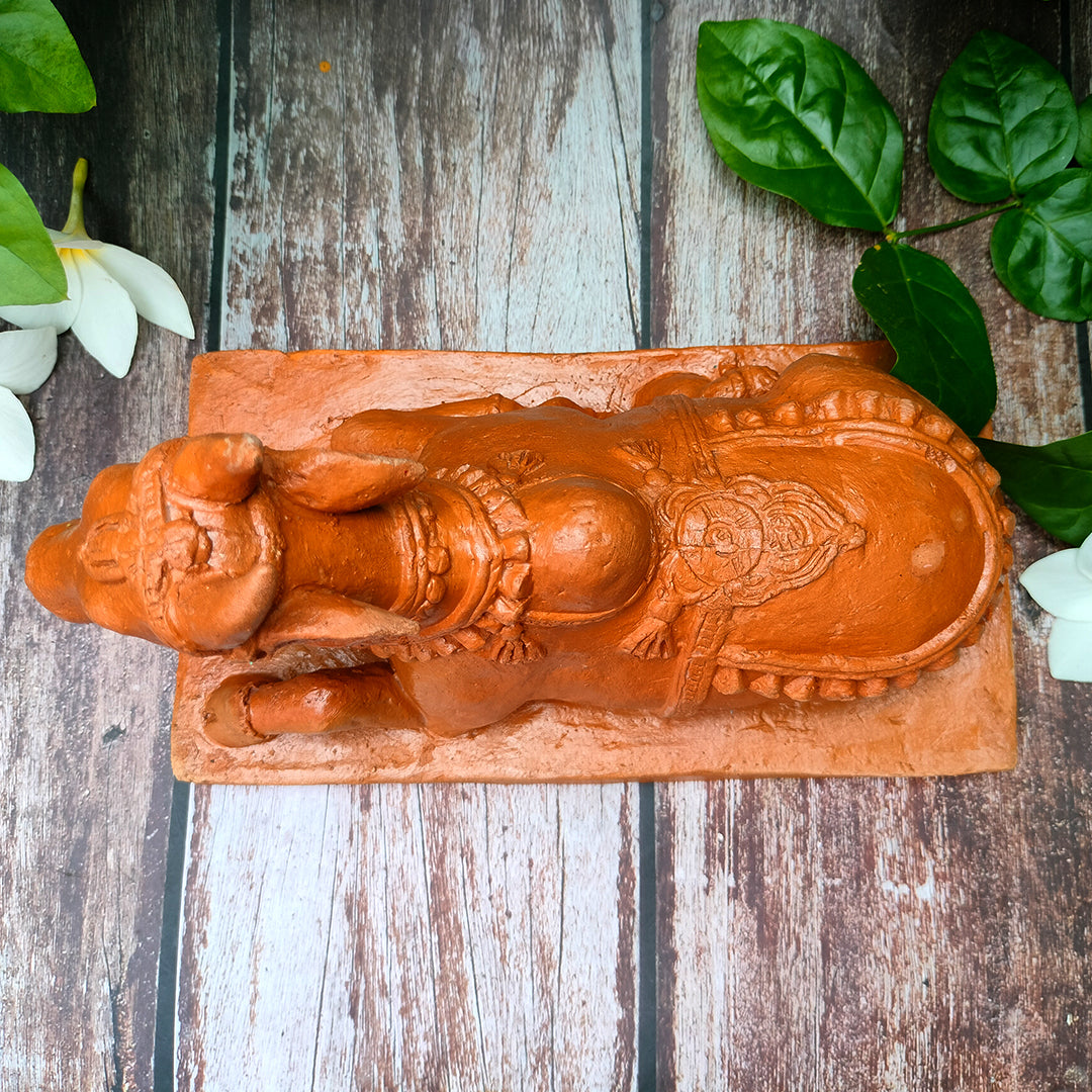 Terracotta Nandi – Handmade Sacred Cow Statue