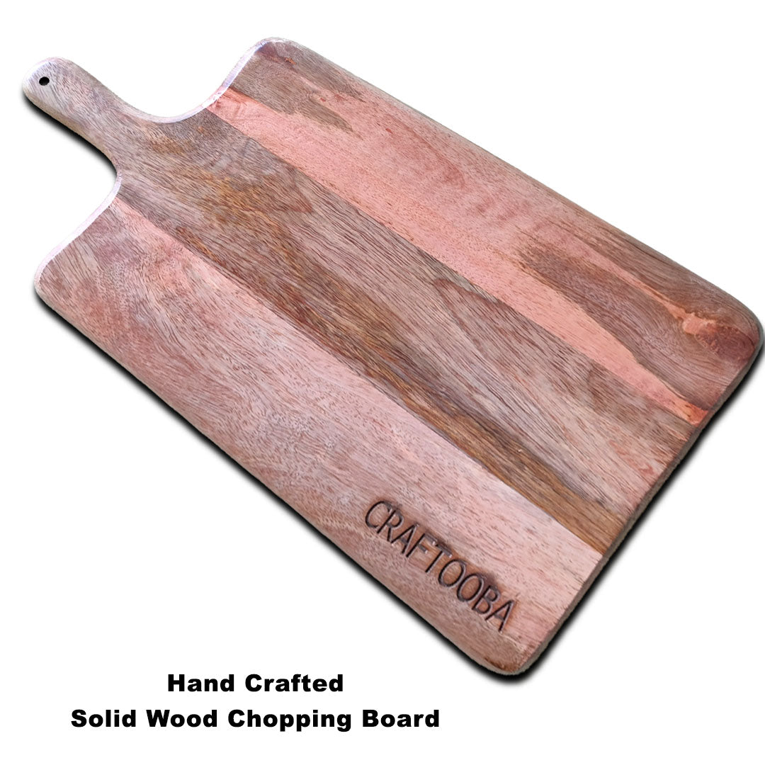 Hand Crafted Solid Wood Chopping Board | Premium Wooden Chopping Board – Crafted for Culinary Excellence | 16 Inches