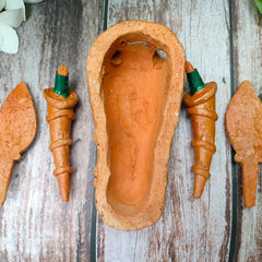 Terracotta Cow Head Wall Décor – Handcrafted Elegance for Your Home