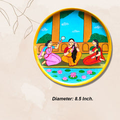 Wall Plate-3 woman Makeup