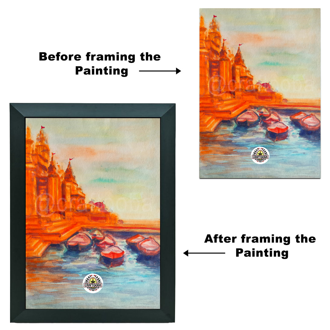 Craftooba Unframed Original Paper Paintings | Paintings | Handpainting | Paper painting | Unframed | Original Painting |