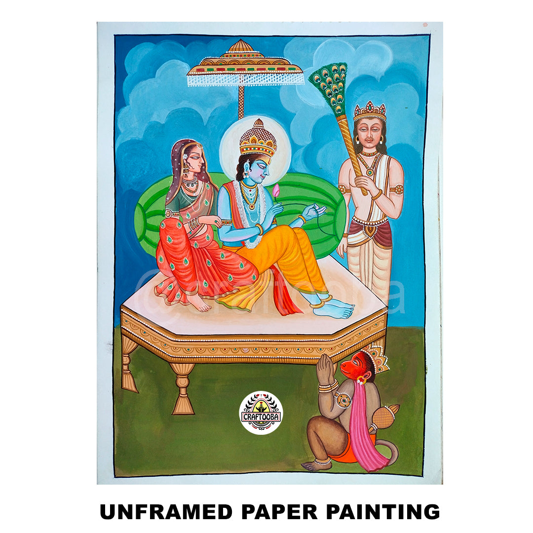 Craftooba Unframed Original Paper Paintings | Paintings | Handpainting | Paper painting | Unframed | Original Painting |