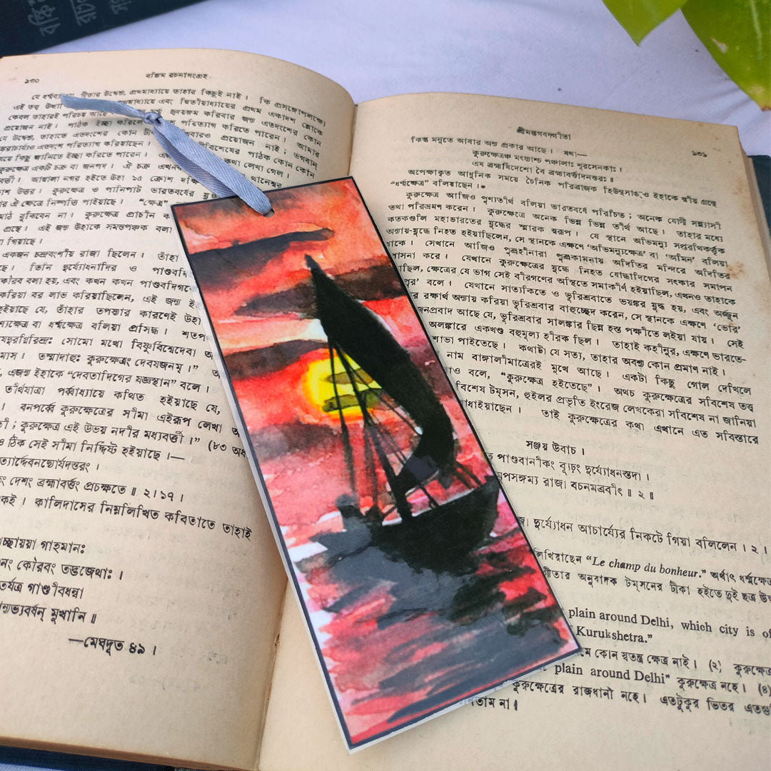 Set of 5 Laminated Art Bookmarks – Prints of Original Paintings