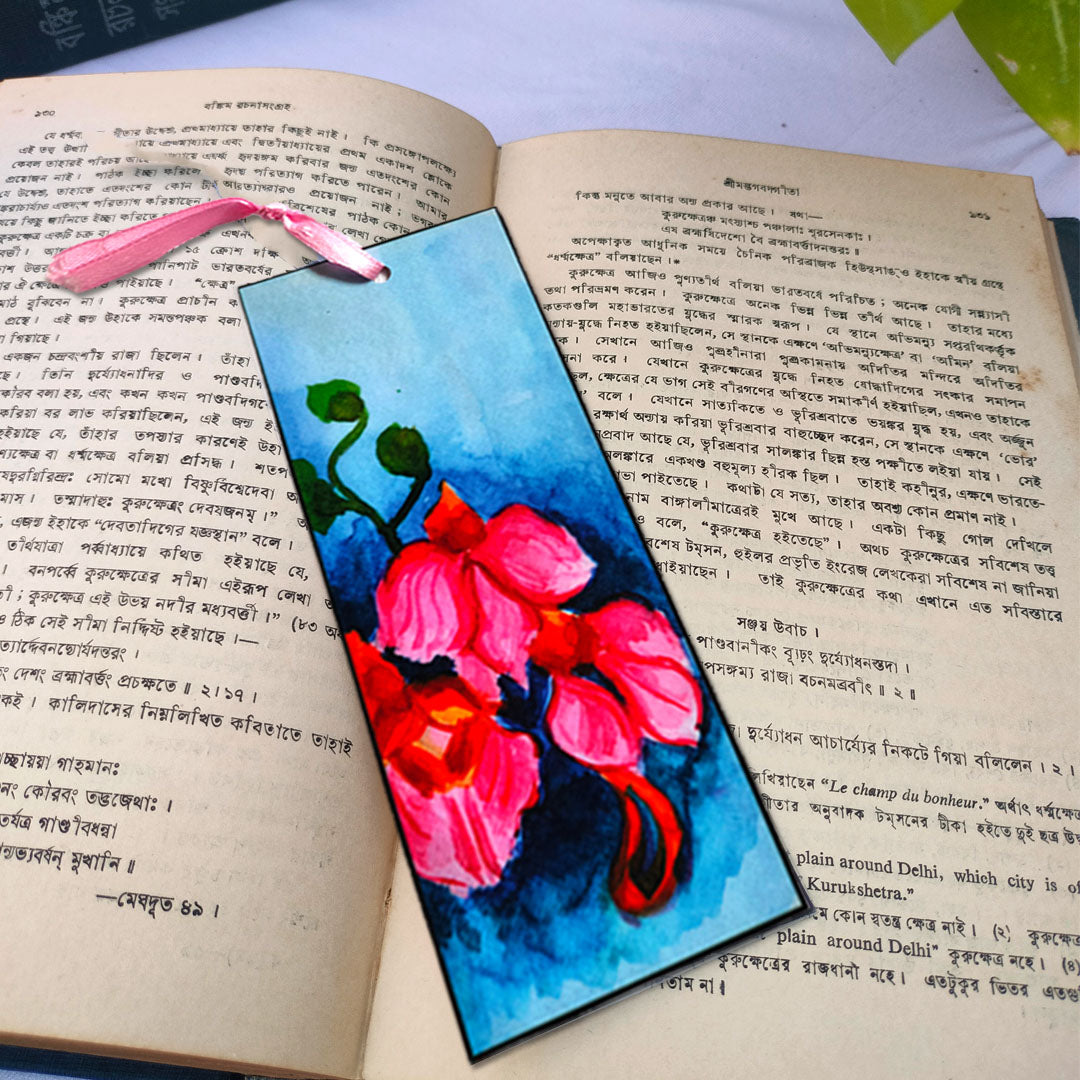 Set of 5 Laminated Art Bookmarks – Prints of Original Paintings