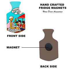 Hand Painted Fridge Magnet Gupi Bagha