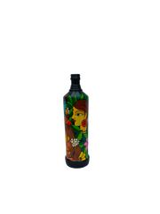 Hand Painted Glass Bottle Art for Home and Office Decor | Recycled Bottle Decor | Bottle Light| Bottle Vase | Glass Bottle Decor | Multiple Women Faces