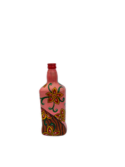 Hand Painted Glass Bottle Art for Home and Office Decor | Recycled Bottle Decor | Bottle Light| Bottle Vase | Glass Bottle Decor