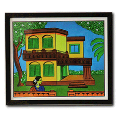 Craftooba Framed Artwork Combo Length- 35 cm, Breadth-31 cm, | Paintings | Framed Paintings | Art | Indian painting