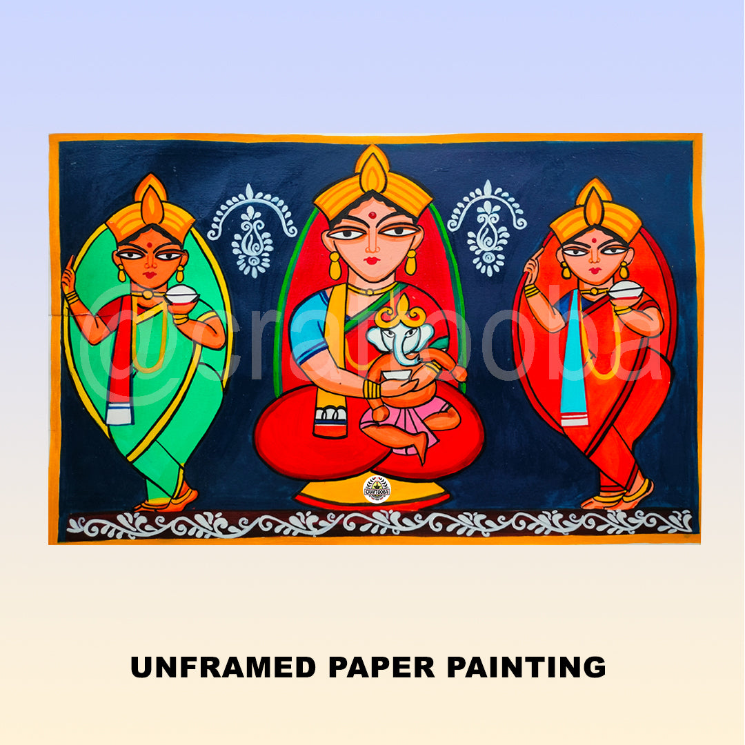 Craftooba Unframed Original Paper Paintings | Paintings | Handpainting | Paper painting | Unframed | Original Painting |