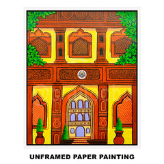 Craftooba Unframed Original Paper Paintings | Paintings | Handpainting | Paper painting | Unframed | Original Painting |