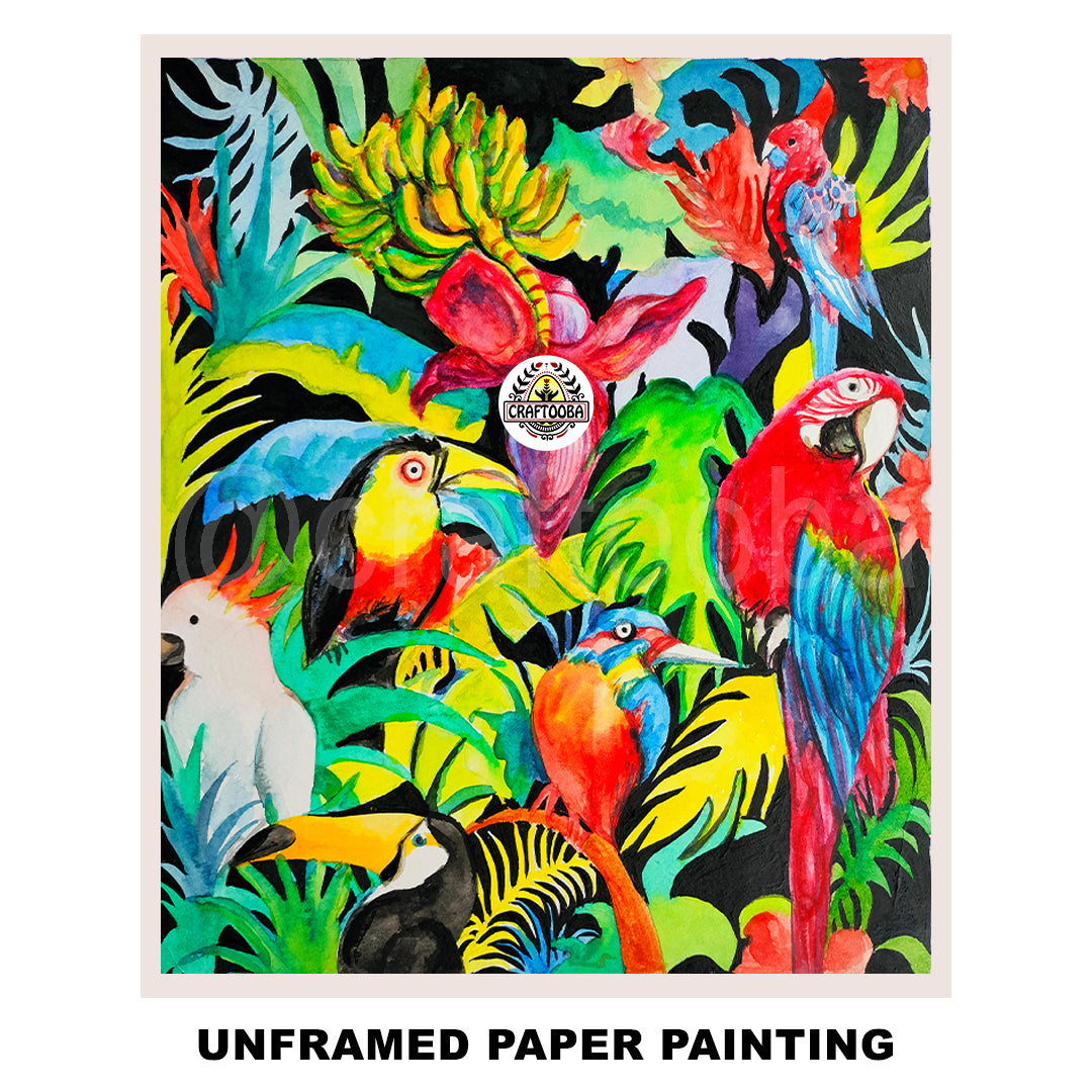 Craftooba Unframed Original Paper Paintings | Paintings | Handpainting | Paper painting | Unframed | Original Painting |