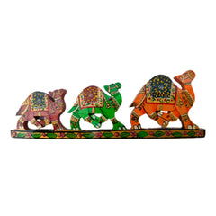 Wooden Hand Painted Camel Fridge Magnet