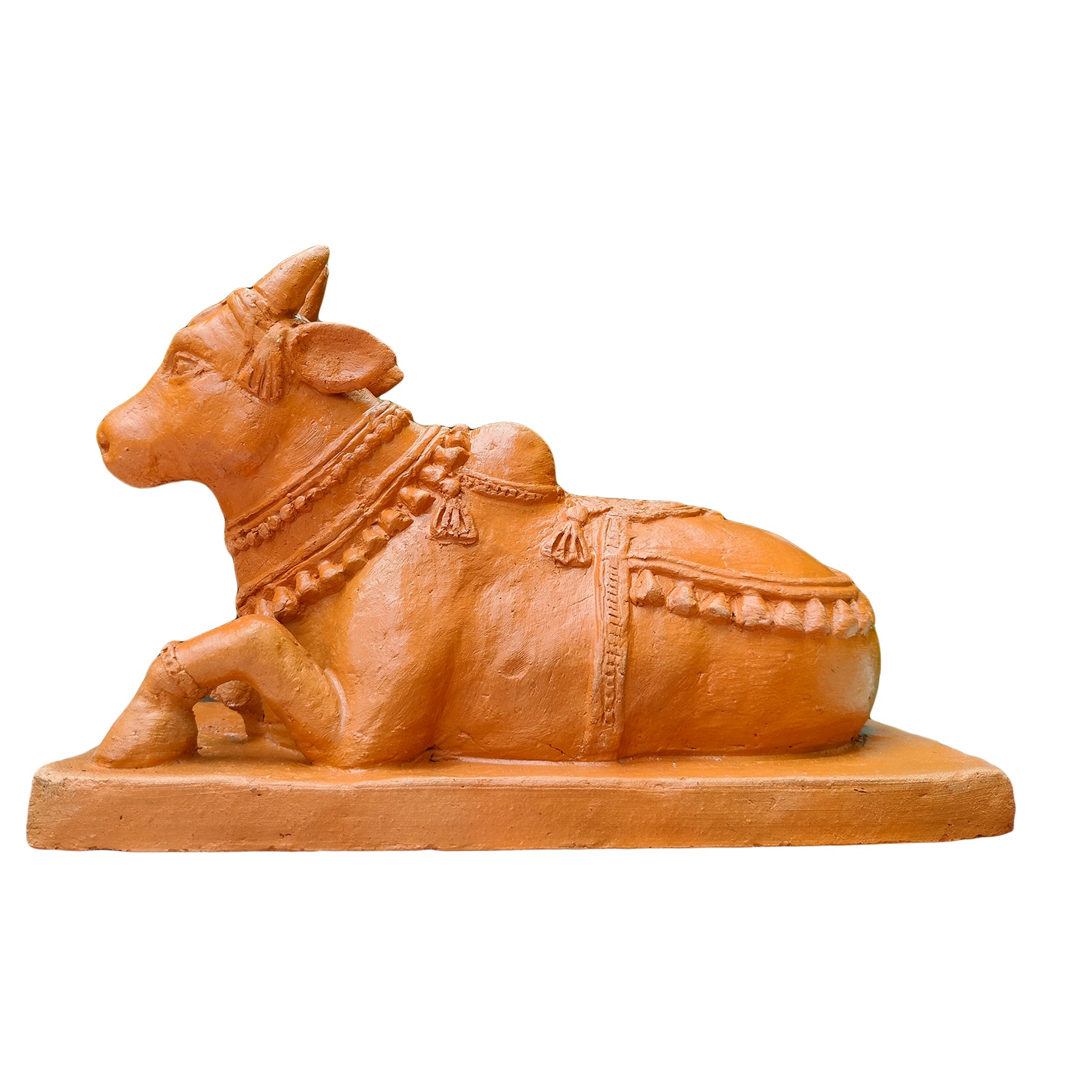 Terracotta Nandi – Handmade Sacred Cow Statue