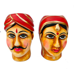 Indian Traditional couple candle light holder | Table top decor