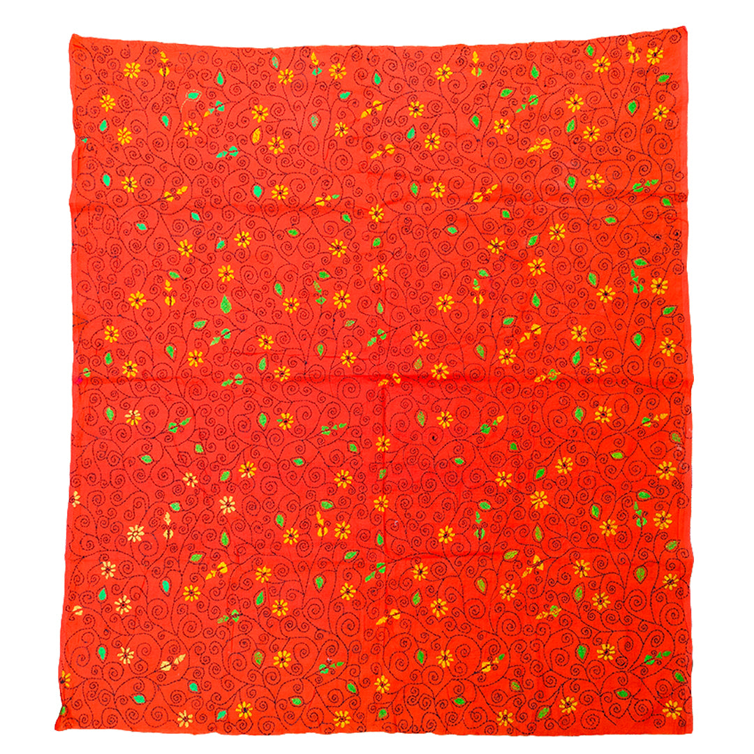 Craftooba A Touch of Tradition — Kantha Embroidered Blouse Piece | Hand Embroidered Blouse Material | Kantha | Blouse | Blouse Material