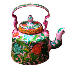 Warli Painting Aluminum Kettle - Medium