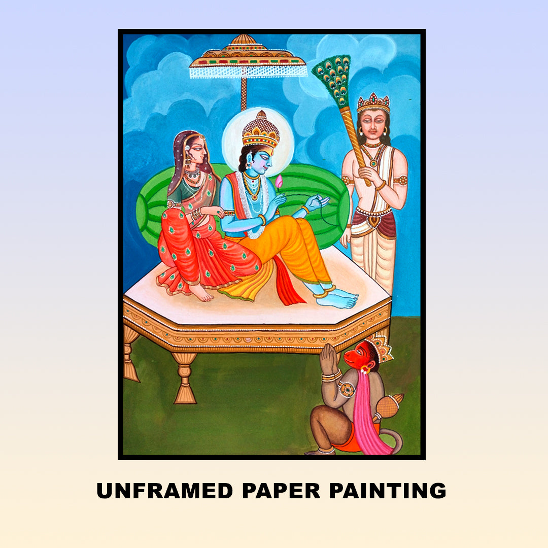 Craftooba Unframed Original Paper Paintings | Paintings | Handpainting | Paper painting | Unframed | Original Painting |