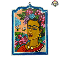 Frida from India - Wall Plate | Wall Decor Item | Size 13 inches